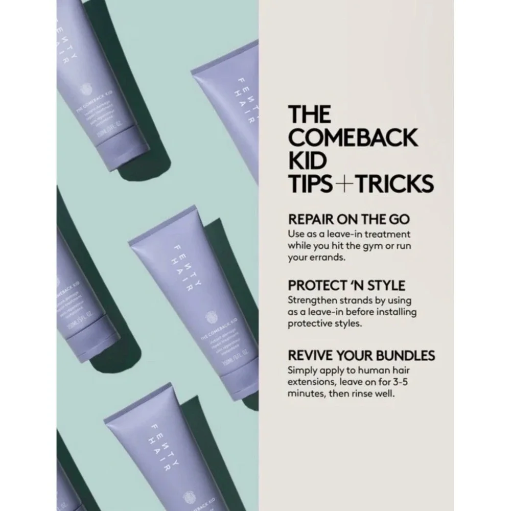 Fenty Hair The Comeback Kid Instant‎ Damage Repair Treatment 5oz Bond Repair